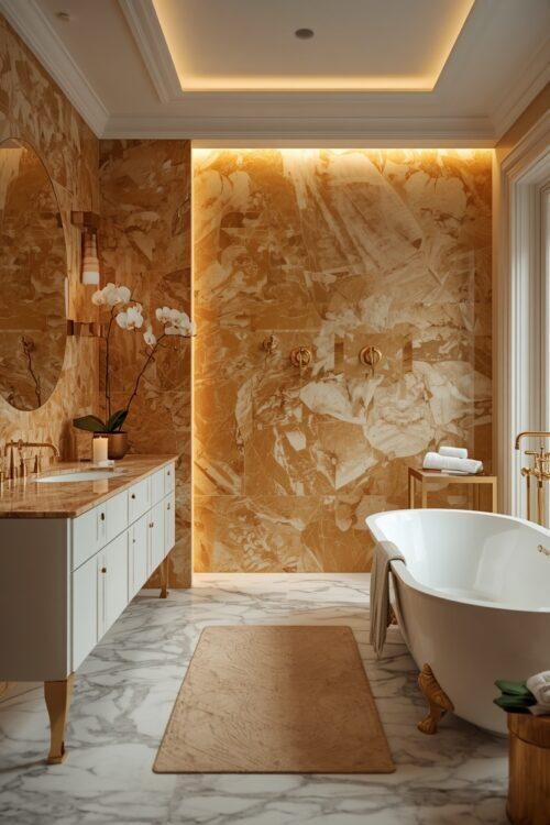 Modern Onyx Bathroom