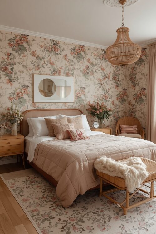 Floral Boho Bedroom
