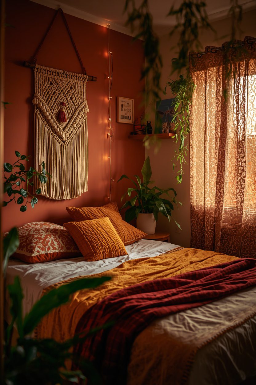 Trendy Boho Bedroom