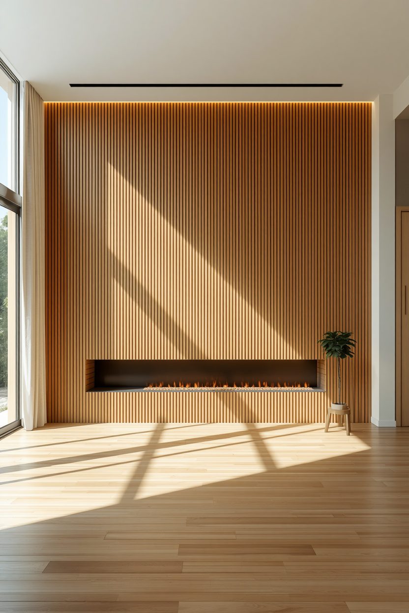 Modern Wood Wall Paneling