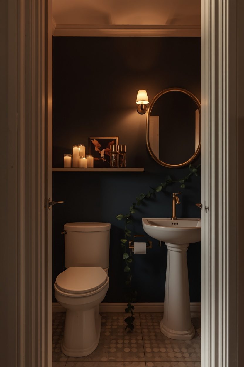 Friendly Moody Bathroom