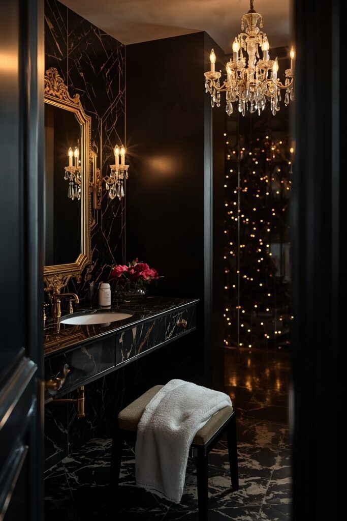 Lucid Origin Inviting Interior Photography Glamorous Penthouse Bathroom Art Deco Luxury Style 0