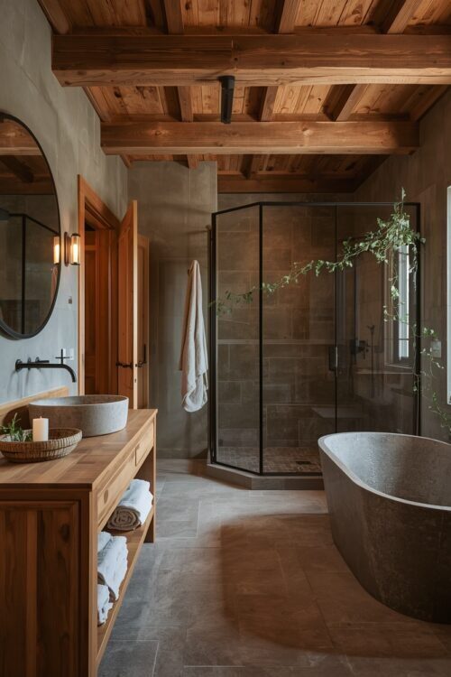 Rustic Modern Bathroom