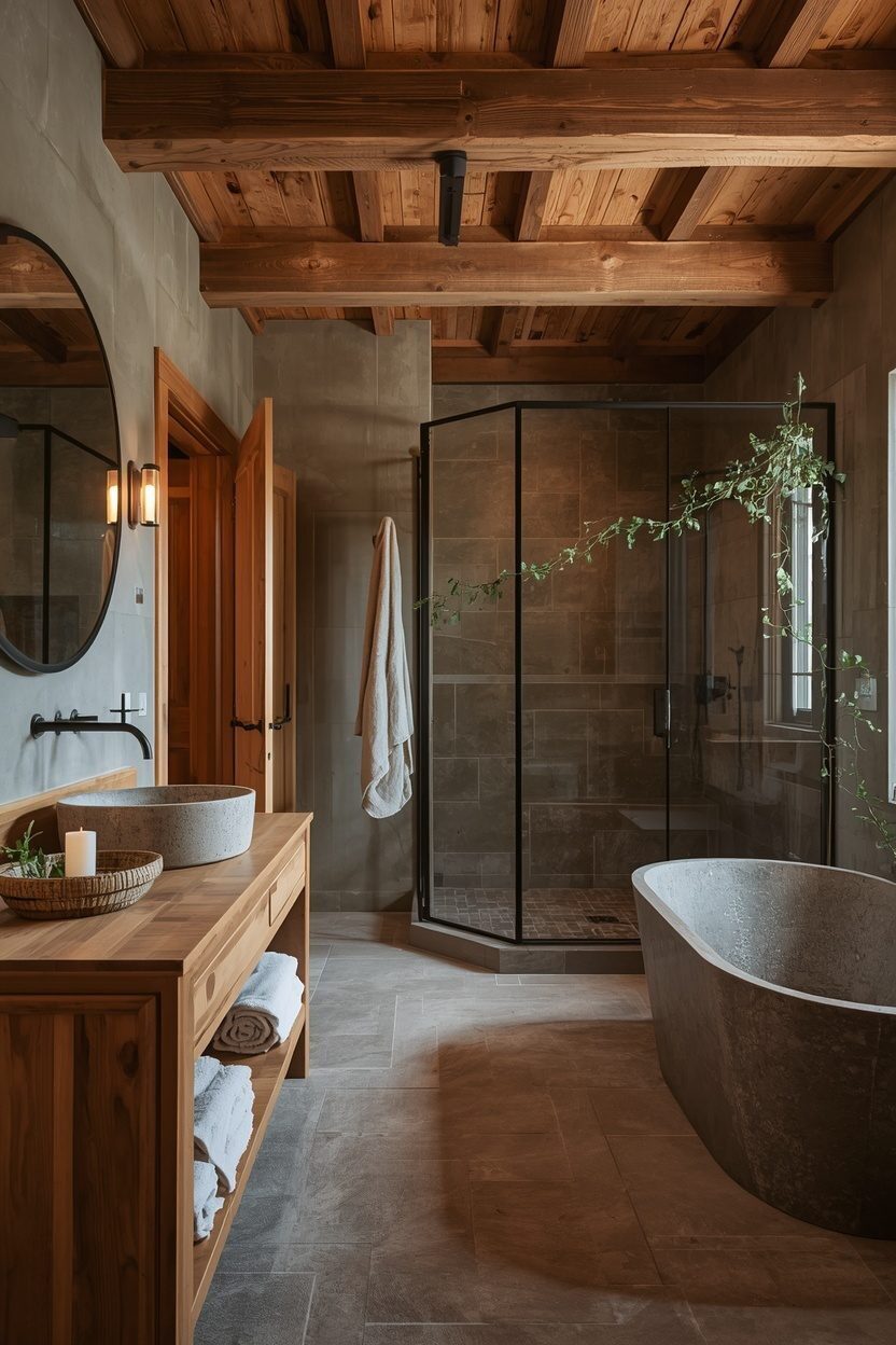 Rustic Modern Bathroom