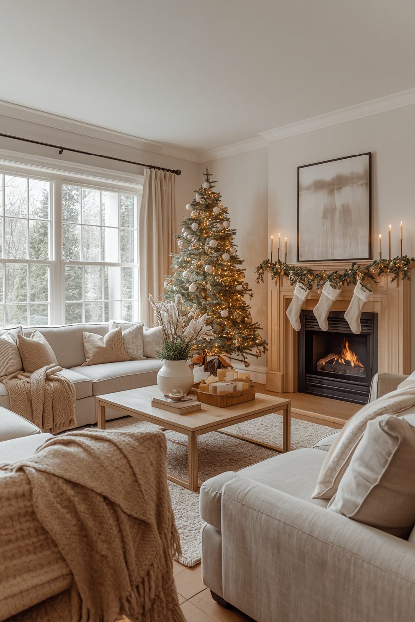 Neutral Christmas Decor Ideas