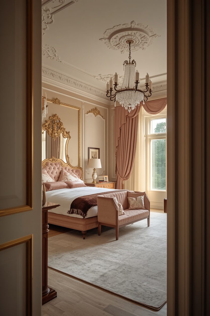 Rococo Bedroom Interior