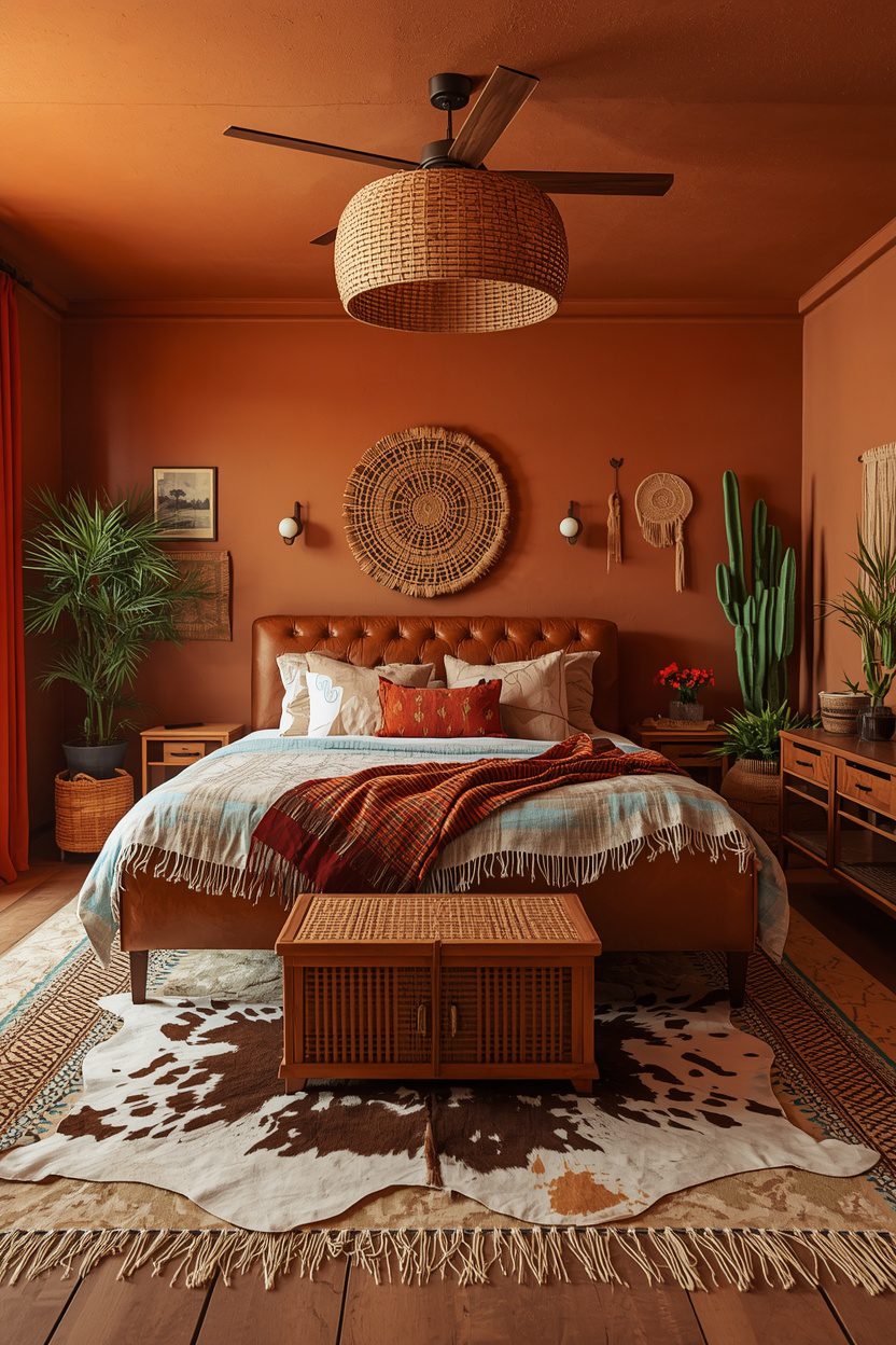 Boho Style and Western Bedroom