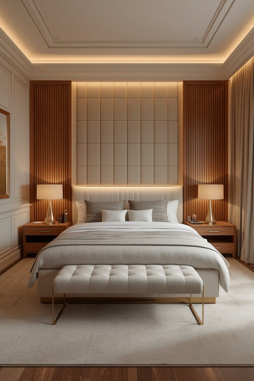 Luxury Bedroom Wall Design