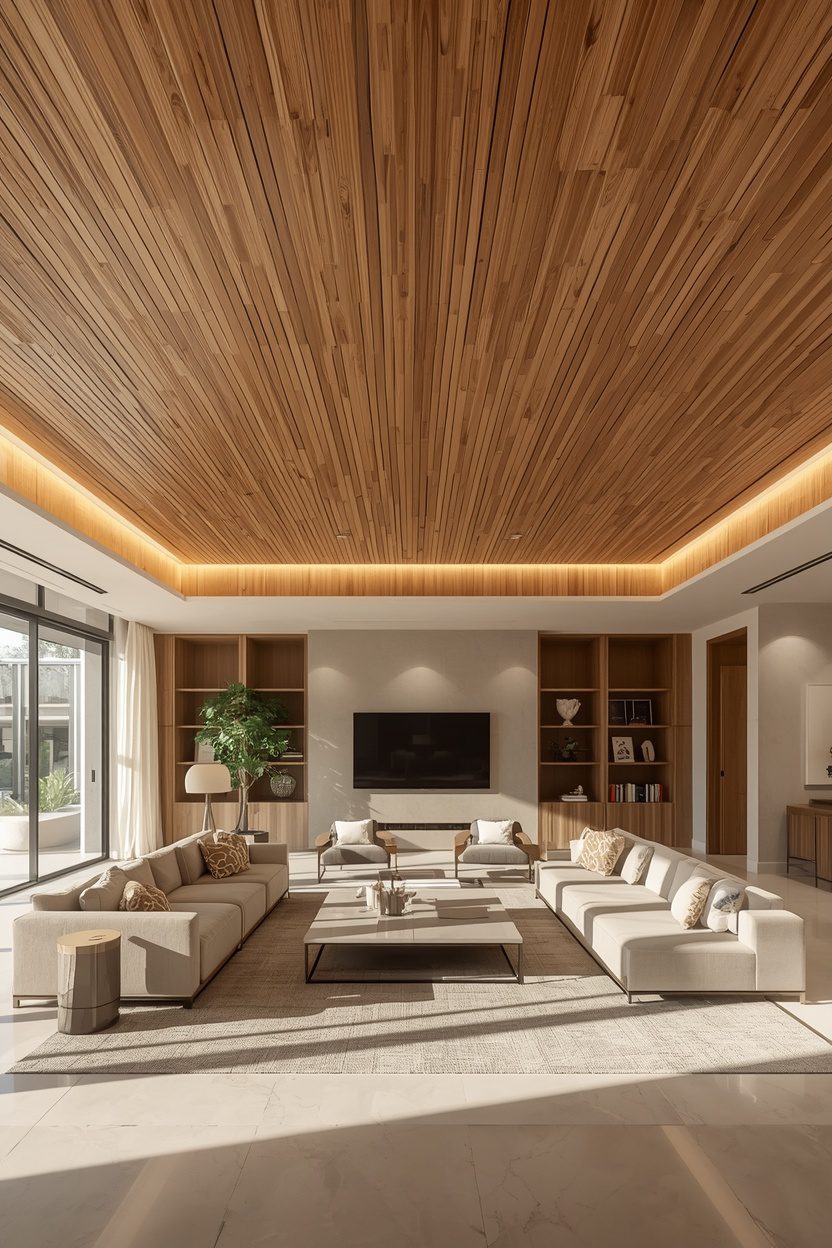 Wood Slat Ceiling
