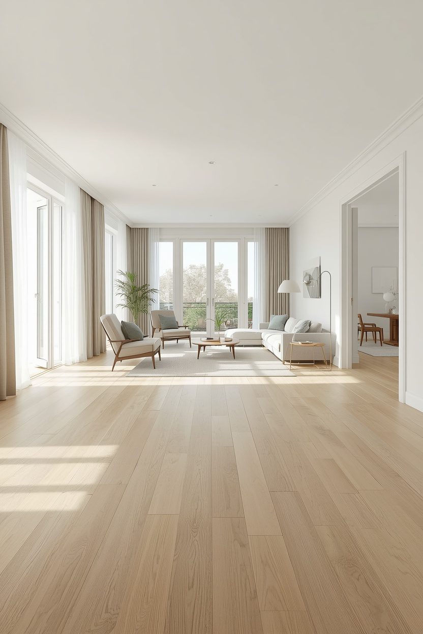 Wood Flooring Bright & Airy