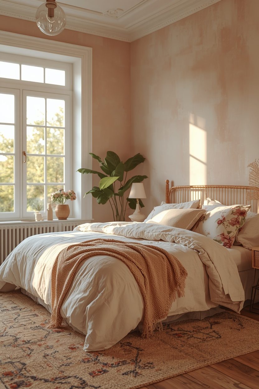 Floral Boho Bedroom