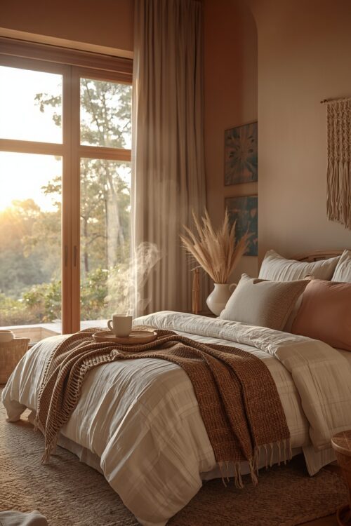 Trendy Boho Style Bedroom