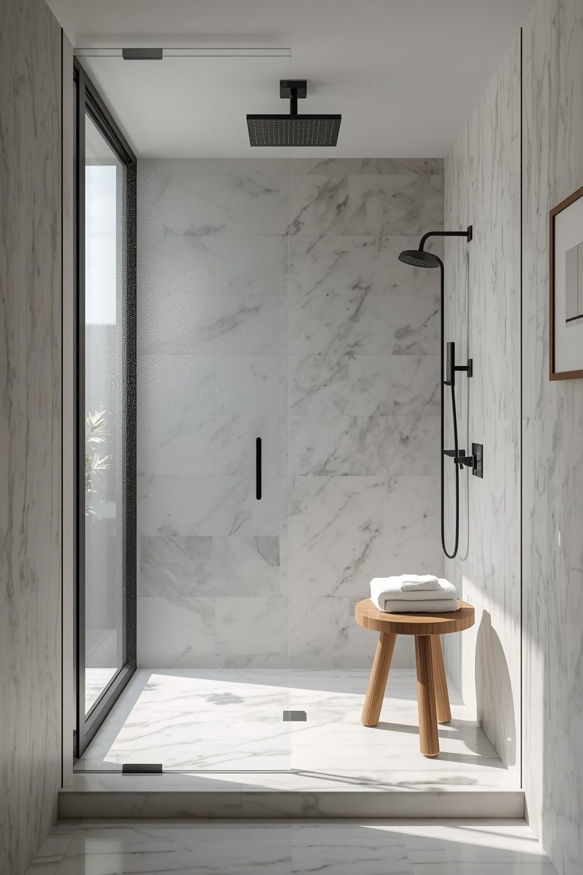 Lucid Origin Refined Interior Photography Spa Inspired Marble Bathroom Minimalist Luxury Styl 0