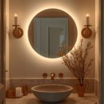 Bathroom Mirror and Lighting