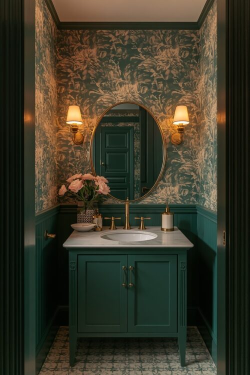 Creative Wallpaper Bathroom