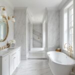 Long Narrow Luxury Bathroom