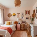 Boho Preppy Bedroom