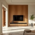 Wood Accent Wall Behind TV